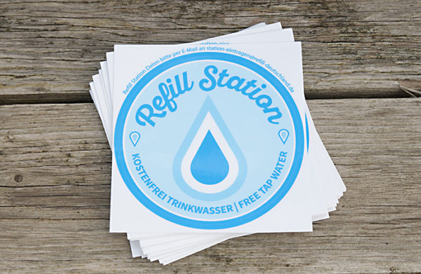 Refill-Aufkleber