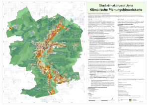Klimatische Planungshinweiskarte