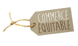 ein braunes Schild mit der Aufschrift Commerce und Equitable